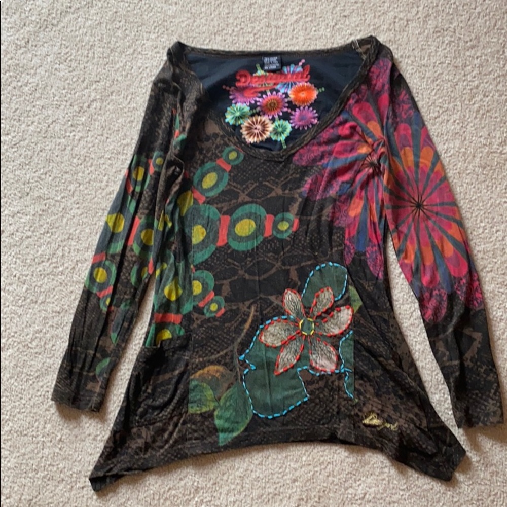 Desigual size L long sleeve shirt